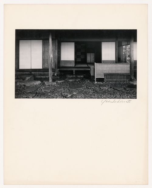 View of the entrance to the First Room of the Shokintei, Katsura Rikyu (also known as Katsura Imperial Villa), Kyoto, Japan