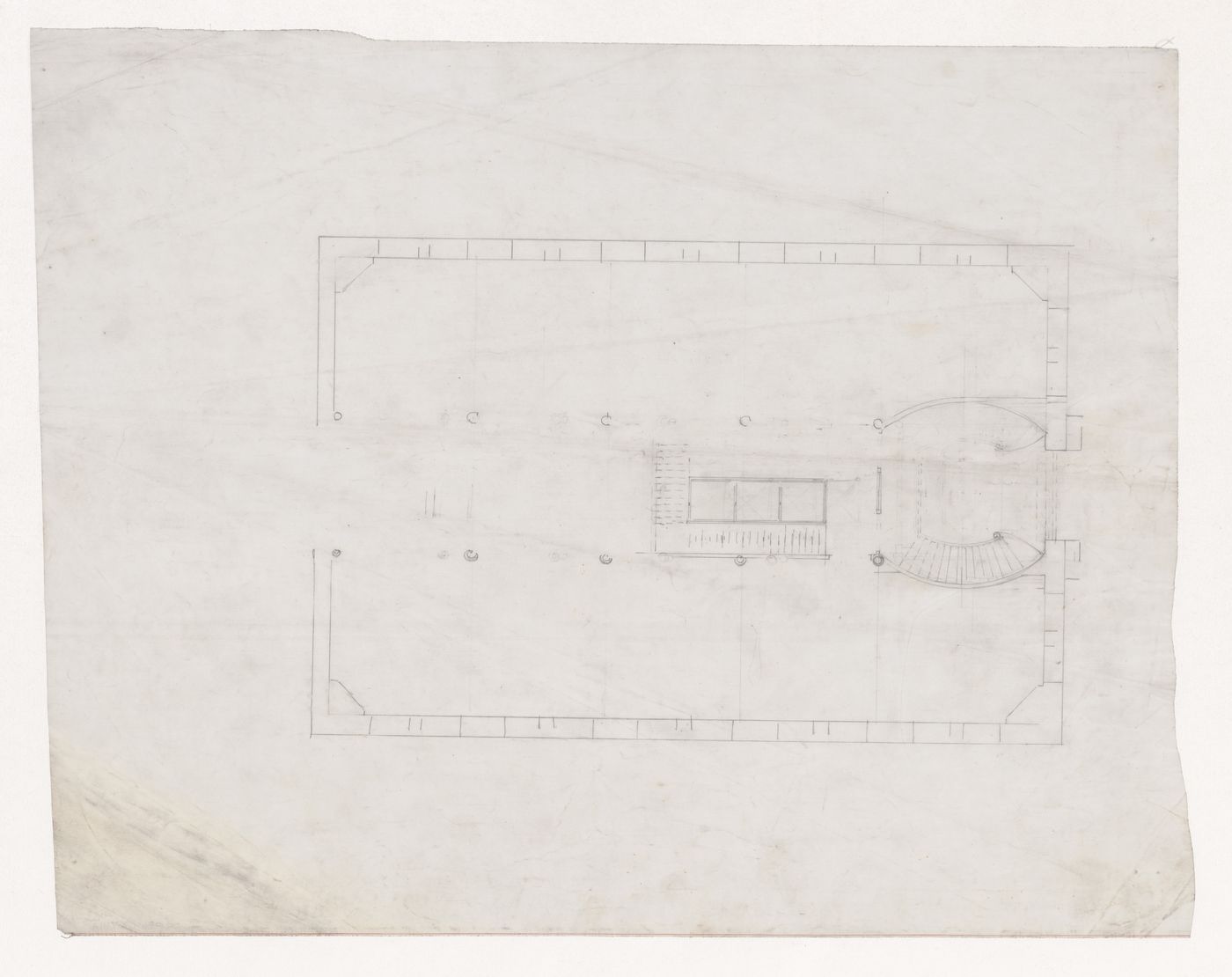 Monadnock Block, Chicago: Ground floor plan