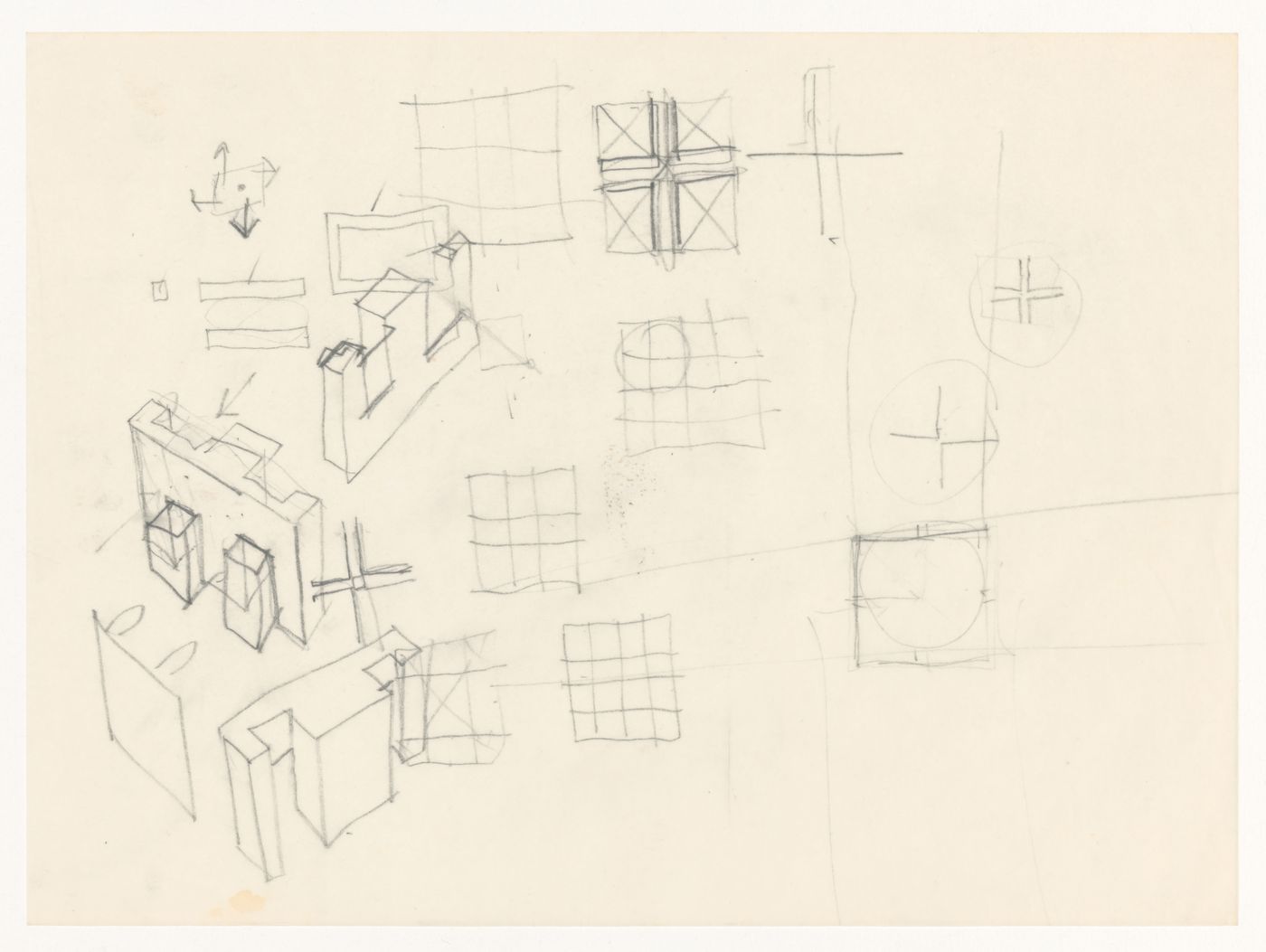 Sketches for House VI, Cornwall, Connecticut