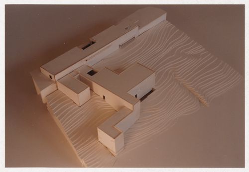 View of model for Museu Granell, Santiago de Compostela, Spain