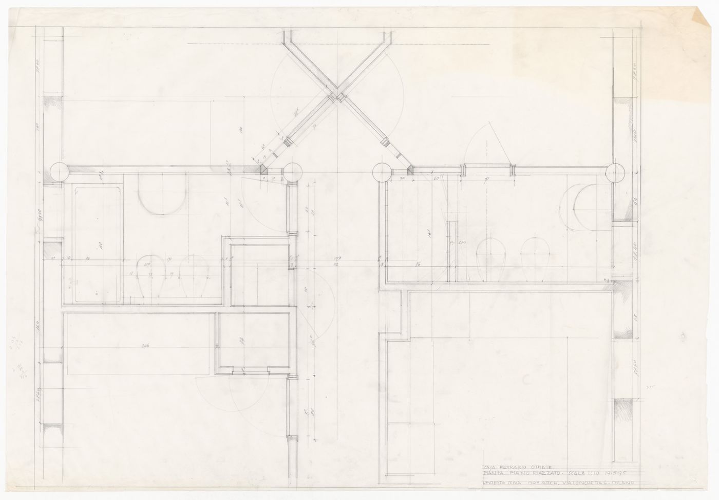 Floor plan for Casa per vacanze Ferrario, Osmate, Italy