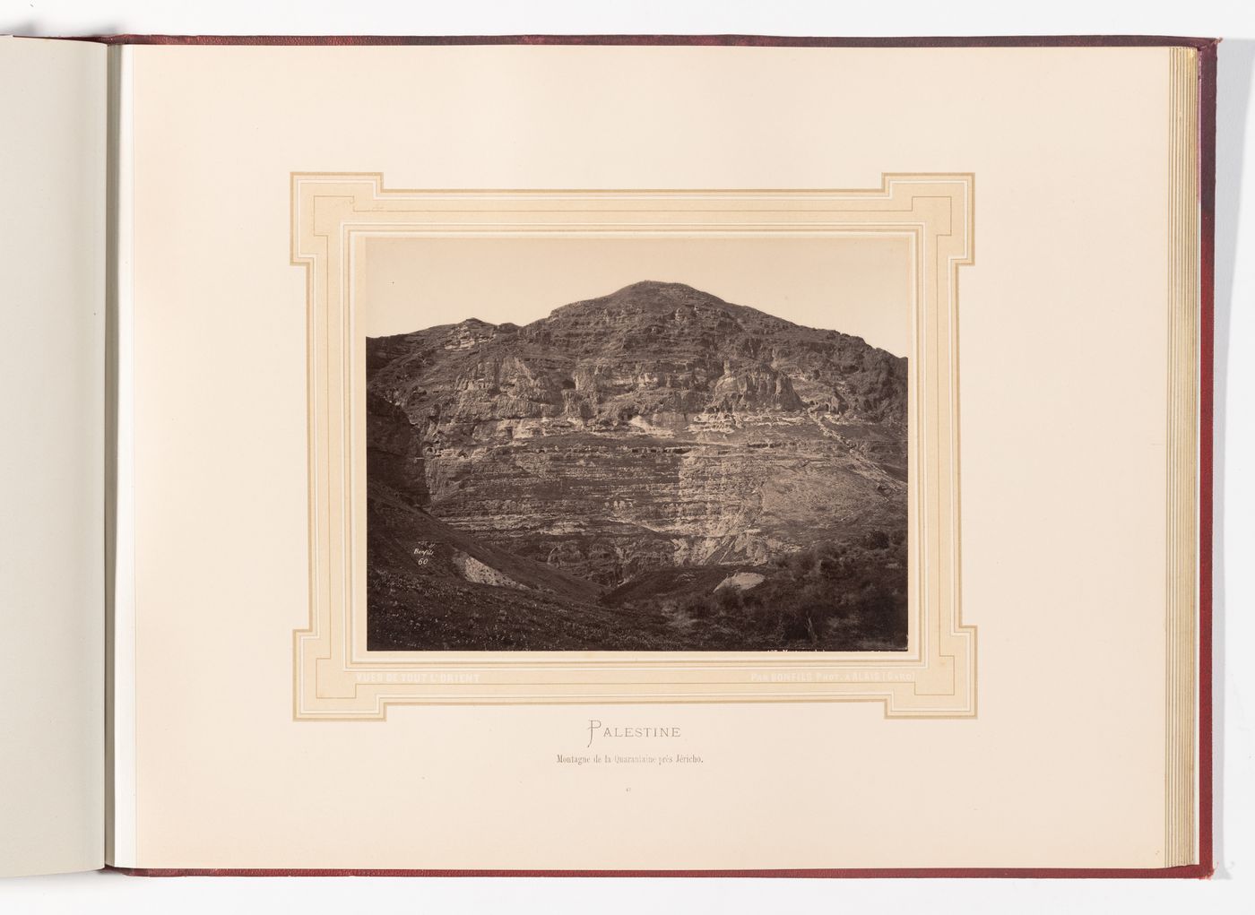 Montagne de la Quarantaine pres Jericho