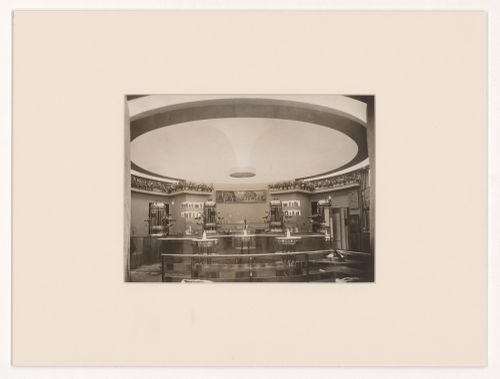 Interior view of Cafés du Brésil coffee shop, boulevard Haussmann, 9th arrondissement, Paris, France