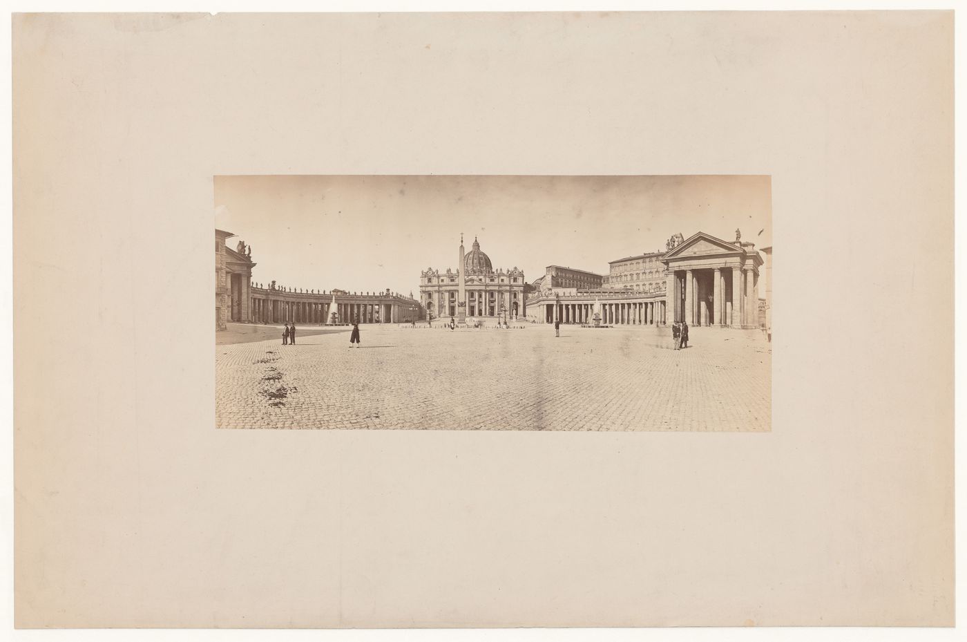 St. Peters with Bernini colonnade, Rome, Italy