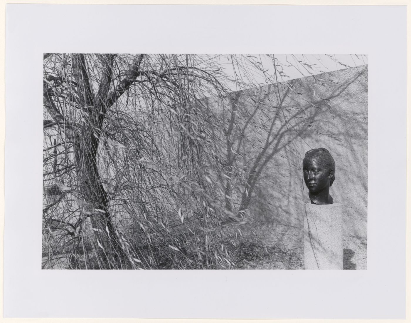 Close-up view of a sculpture, Hirshhorn Sculpture Garden, Washington, D.C., United States, from volume one of two "The Hirshhorn Museum Sculpture Garden, Washington, D.C., Fifty-two photographs, 1975-1977 by Lee Friedlander, Haywire Press, New York"