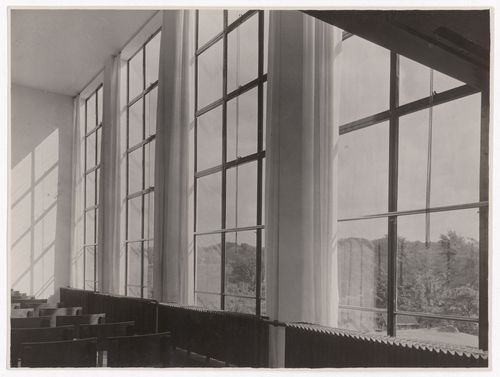 Architectural detail of unidentified modernist building, Germany ?