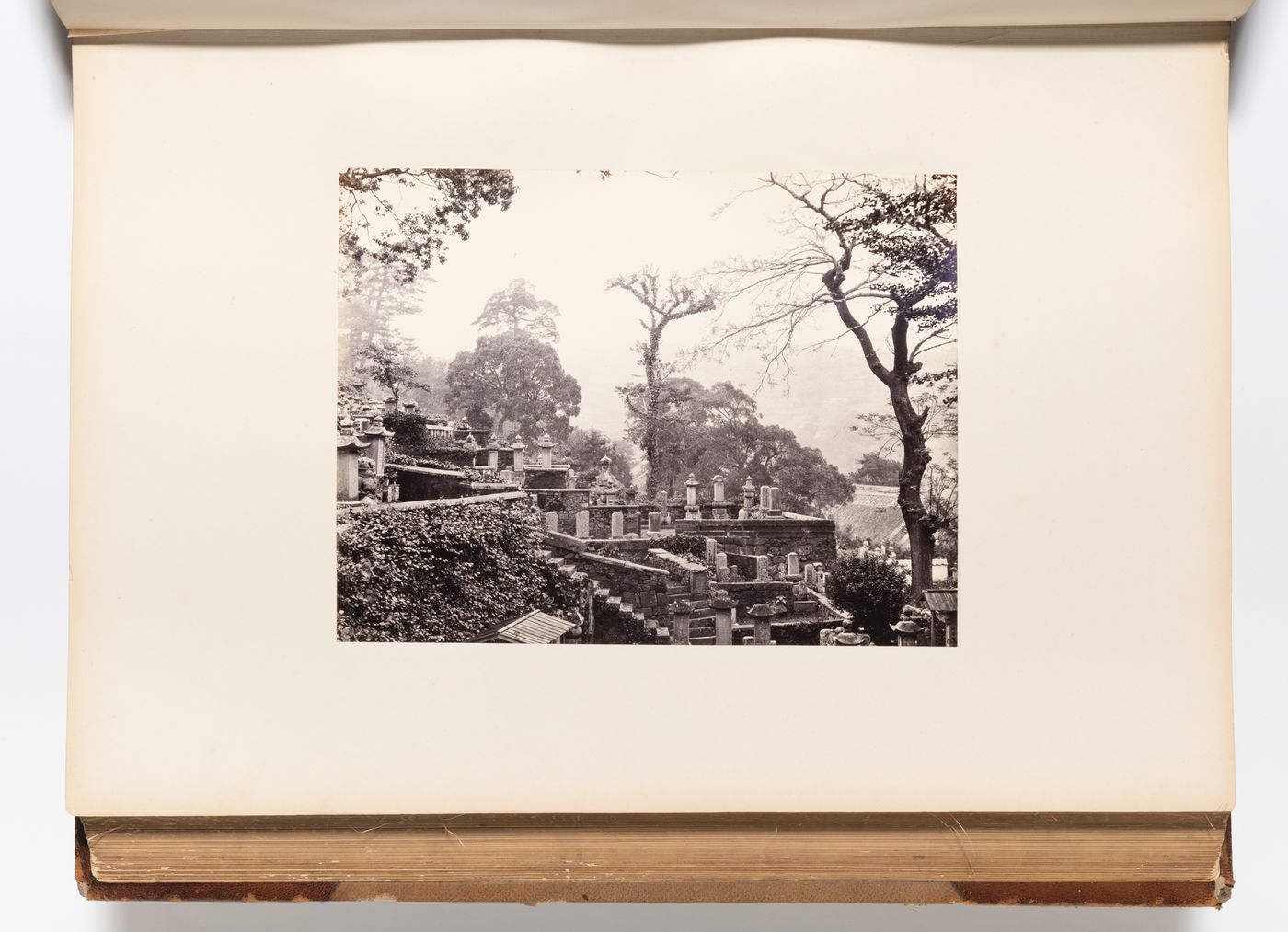 View of the cemetery within Shuntokuji Temple, Nagasaki, Japan