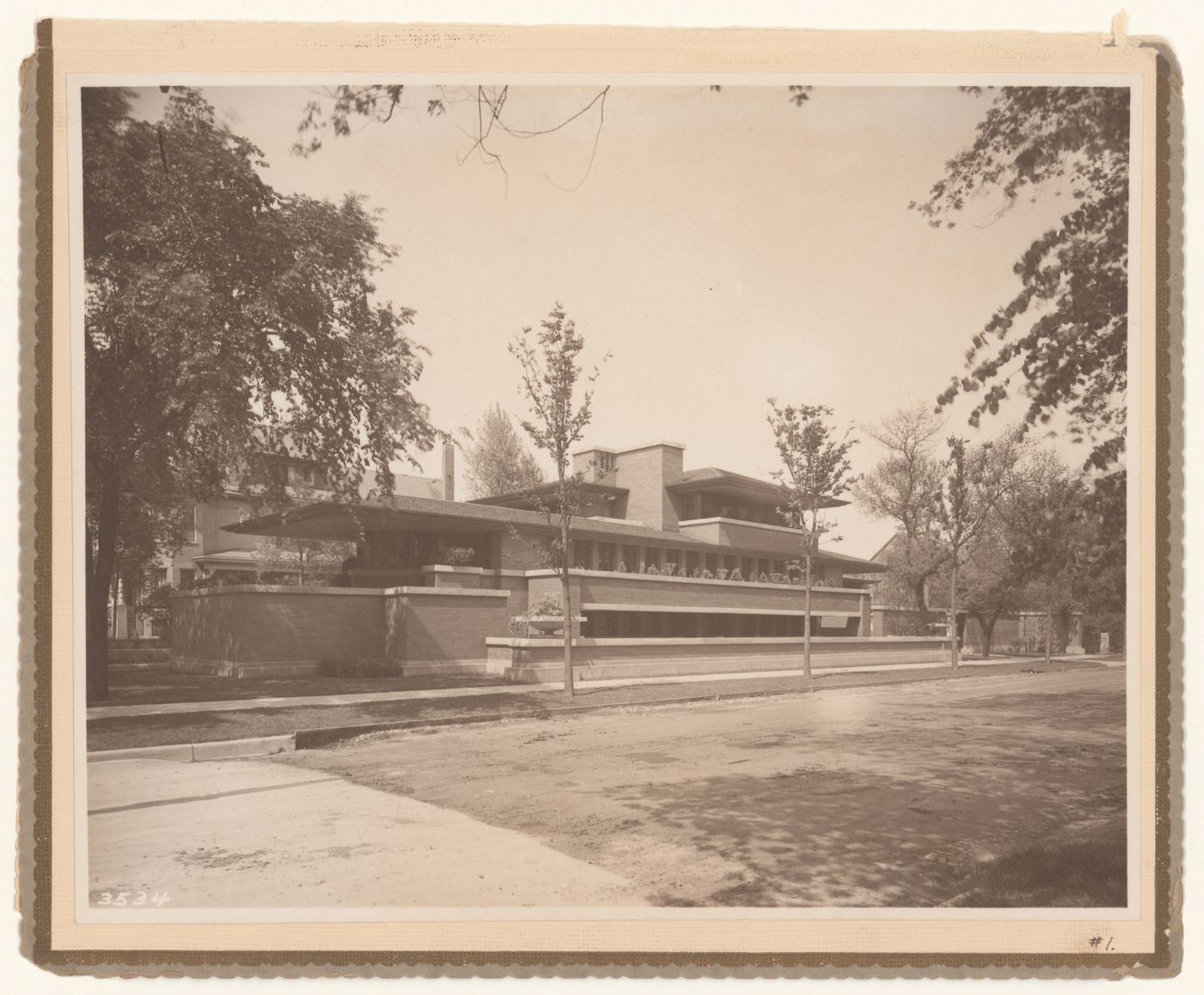 View of Robie House from across the street, Chicago, Illinois