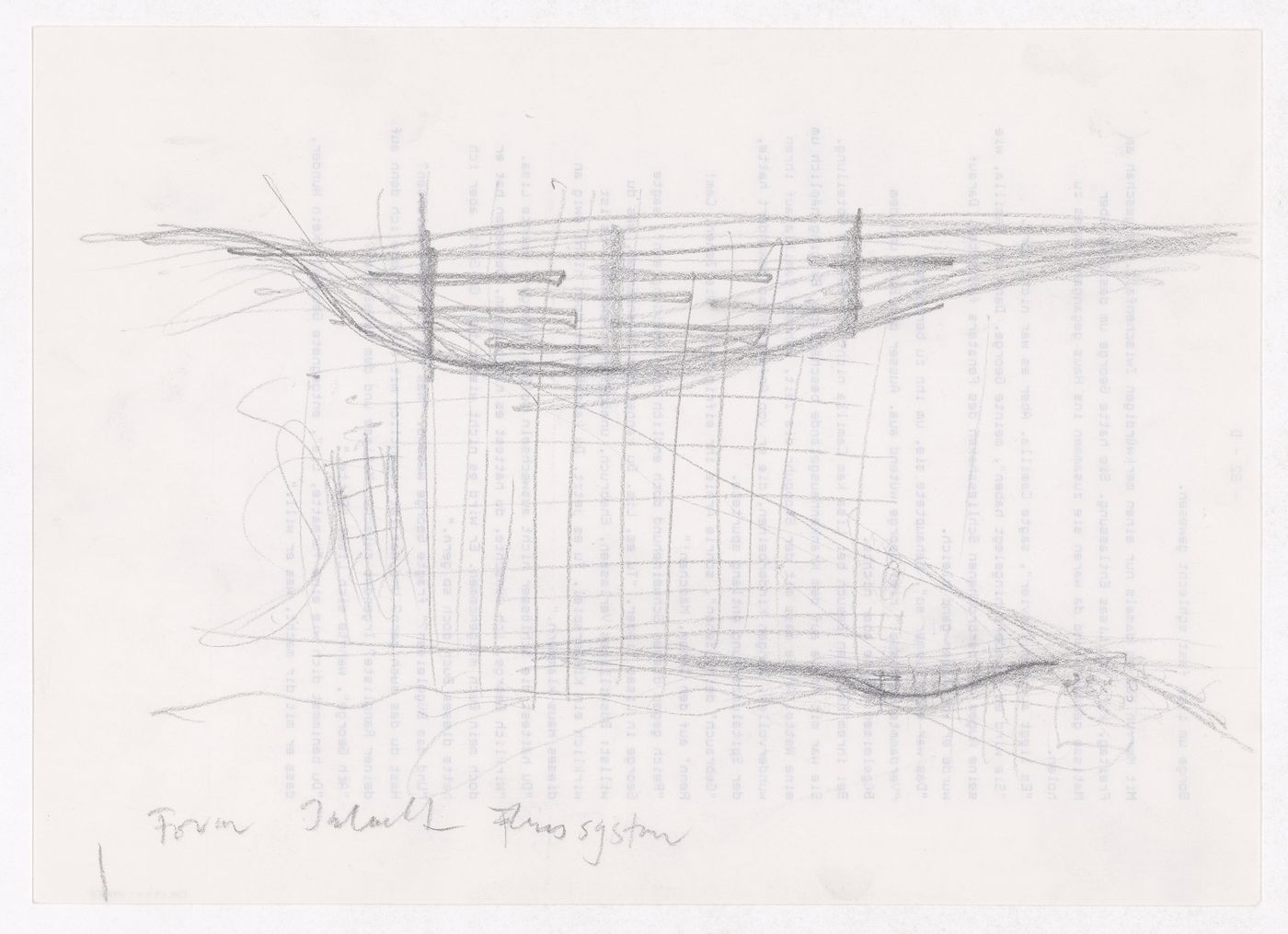 Competition for Park Avenida Diagonal, Barcelona: Conceptual drawings, including site plans, plans, and sections