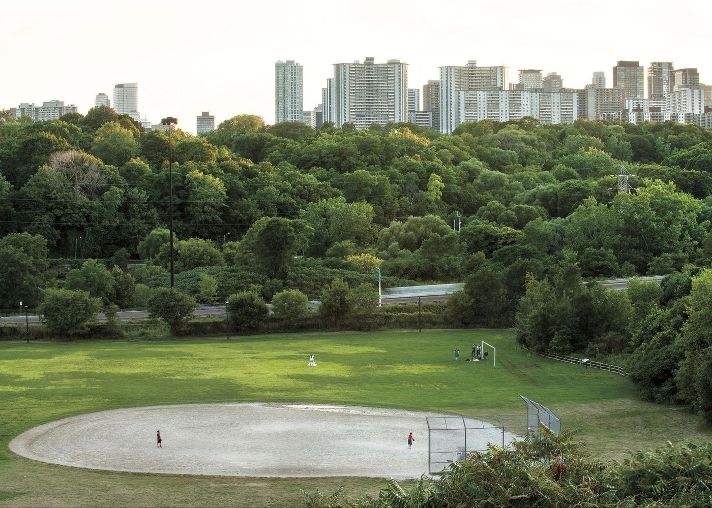 An Enduring Wilderness: Lower Don Parklands from Riverdale Park East, Toronto