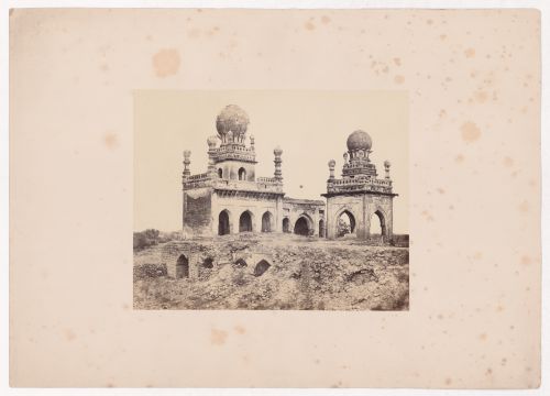 View of Allah Babu's mosque and tomb, Beejapore (now Bijapur), India