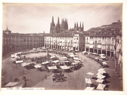 Burgos-1560-la plaza mayor