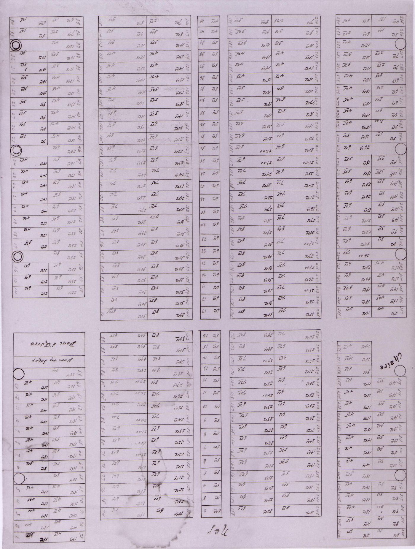 Seating plan for Notre-Dame de Montréal [?]