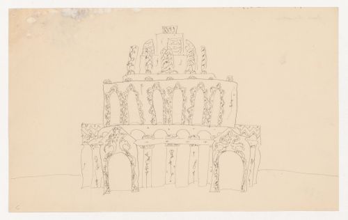 Visionary design for a three-story building