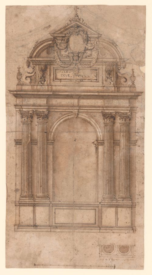 Design for an altarpiece frame