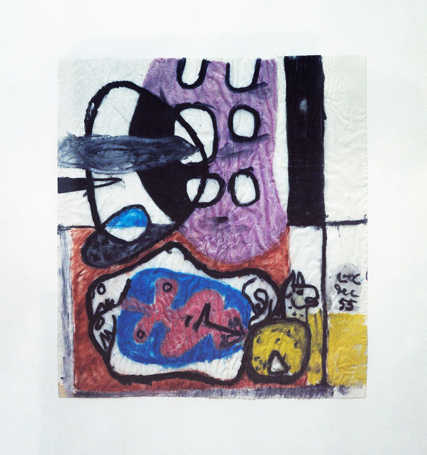 Photograph of a painting by Le Corbusier