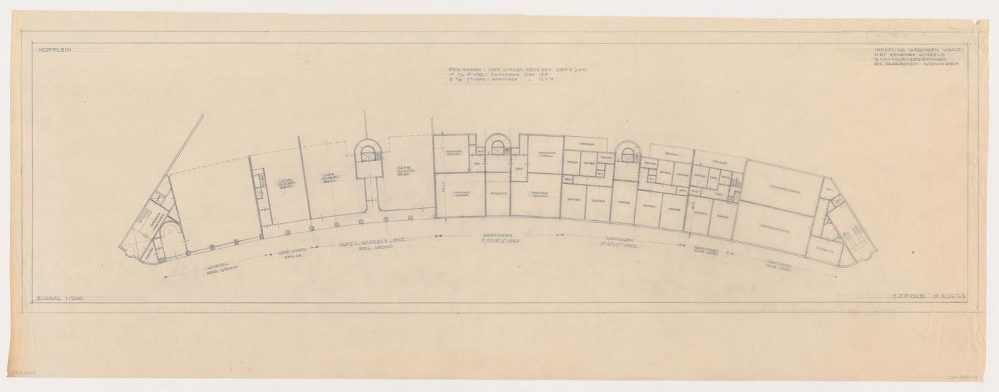 Plan for a mixed-use development for the reconstruction of the Hofplein (city centre), Rotterdam, Netherlands