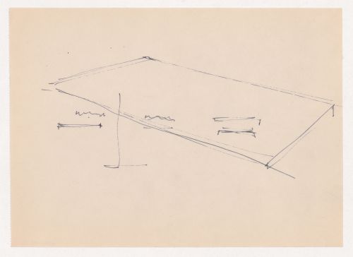 Axonometric sketch for Museum for a Small City