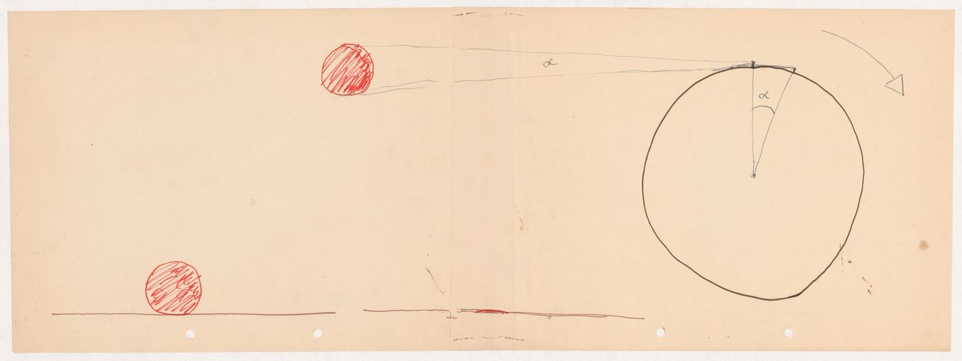 Sketch for a demonstration of the roundness of the earth

