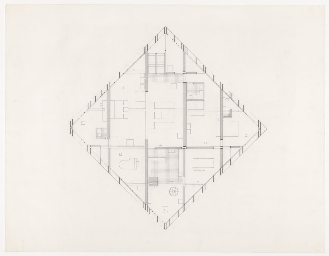 Plan for Diamond House B