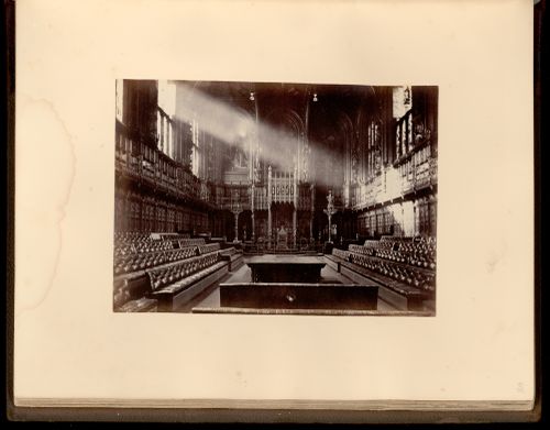 Plate from book ''The Abbey and Palace of Westminster''