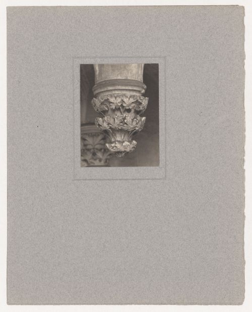 Plate from portfolio ''York Minster Chapter House''