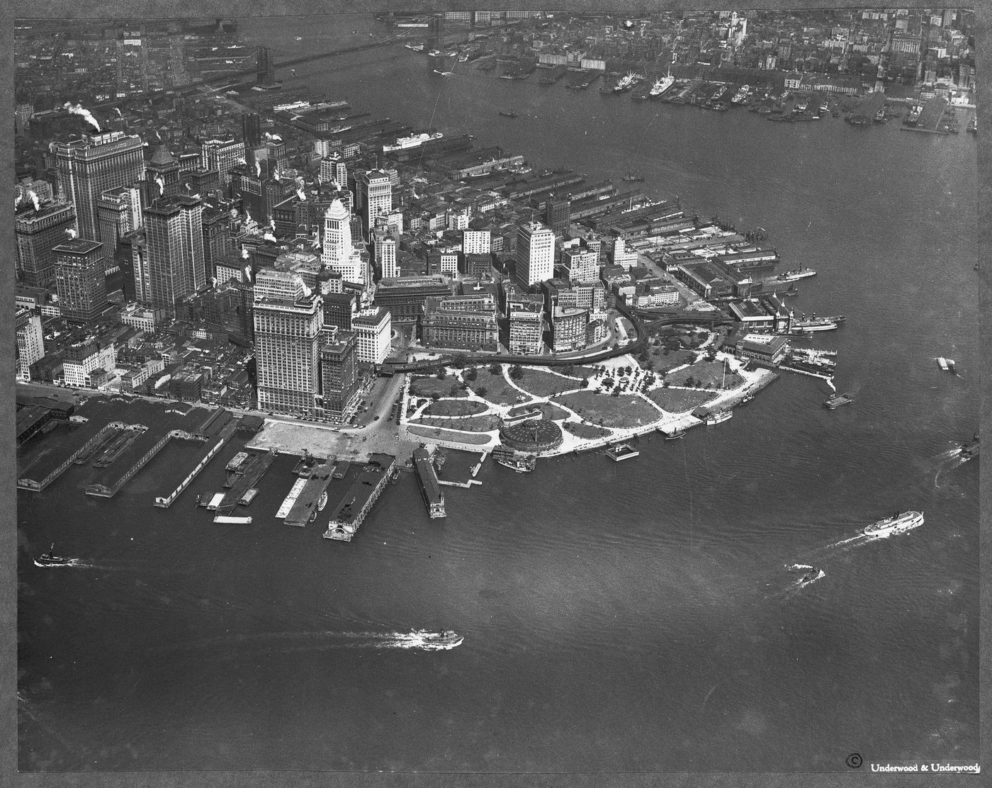 Plate from album ''New York City and environs: aerial views of various sites, New York City, New York''