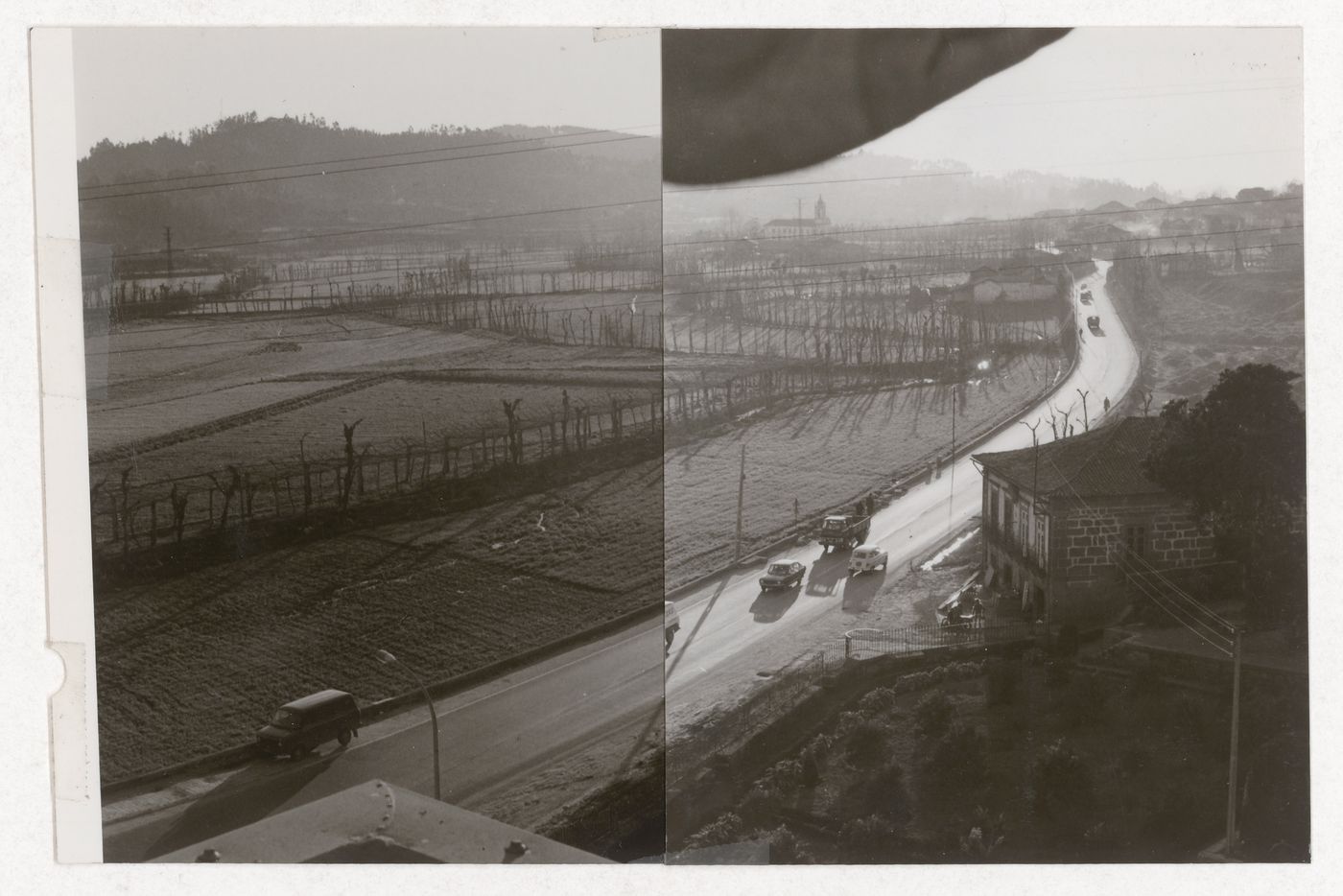 View of project site for Plano Urbanístico e Central de Camionagem, Guimarães, Portugal