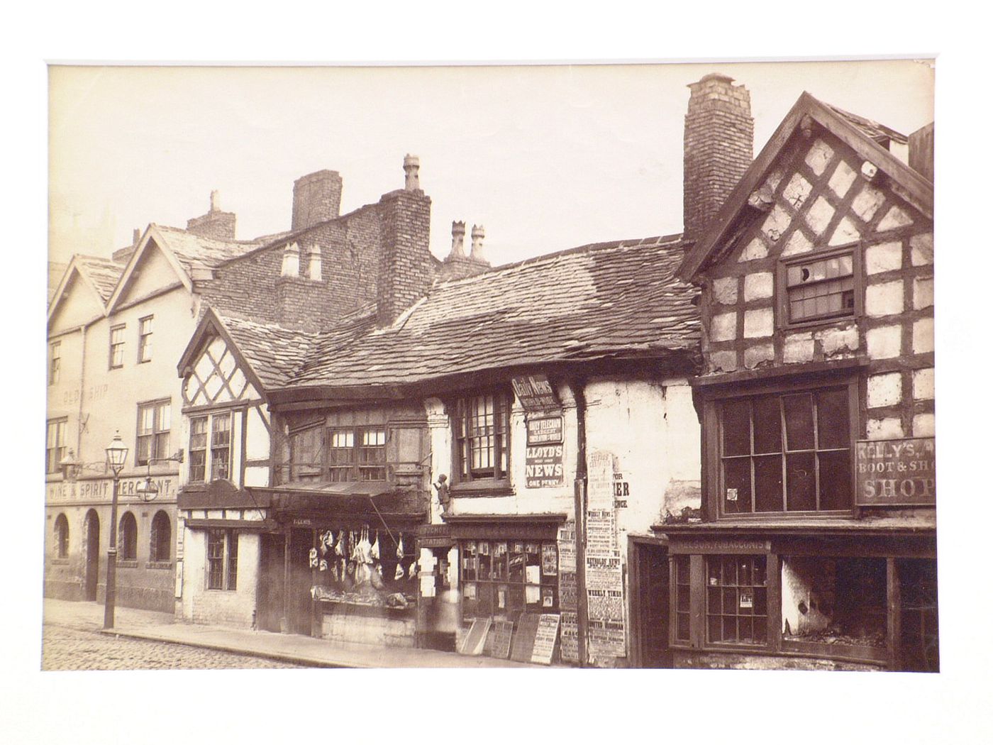 View of a street in Salford, England