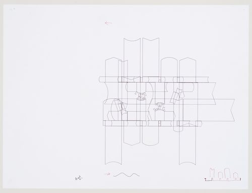 Schematic plan, Biozentrum - Biology Center for the J.W. Goethe University, Frankfurt am Main, Germany