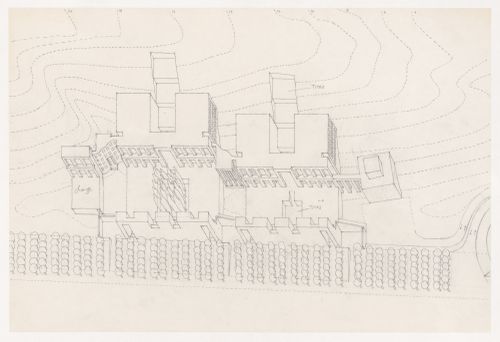 Axonometric for Institute of Biochemistry and Biophysics, University of Tehran, Tehran, Iran