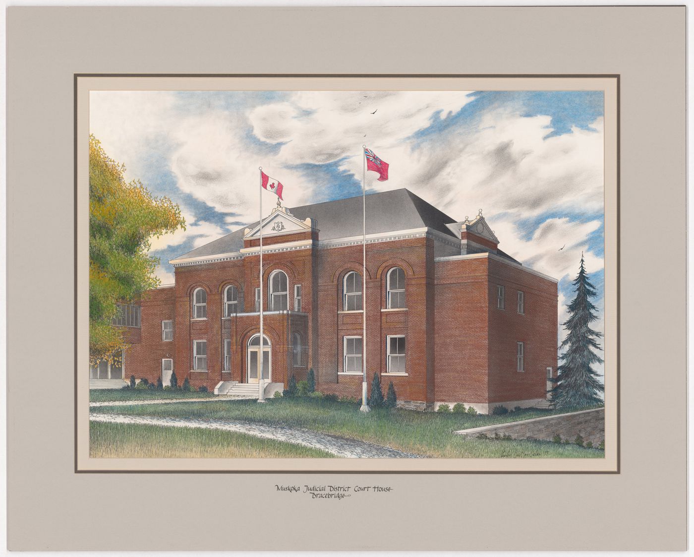 Muskoka Judicial District Court House, Bracebridge, from Court Houses in Ontario