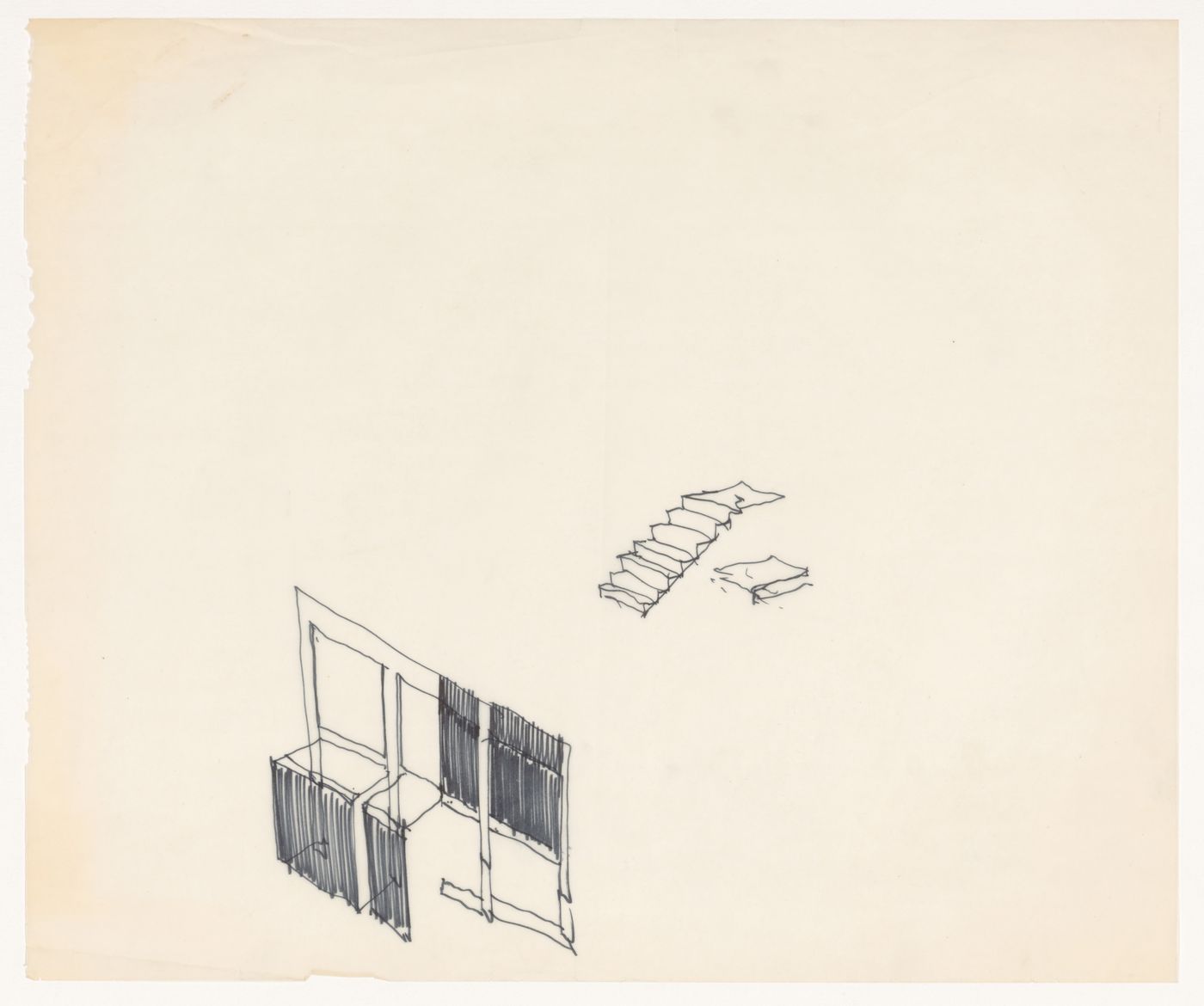 Sketches for House VI, Cornwall, Connecticut