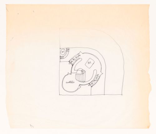 Sketch plan for Shirley MacLaine House, De Baca County, New Mexico