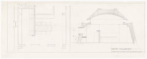 Section and plan for Casa Tabanelli, Stintino, Italy