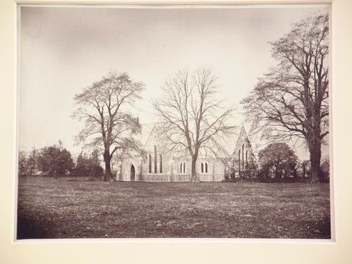 Exterior view of St. Chads Church, Tushingham, England