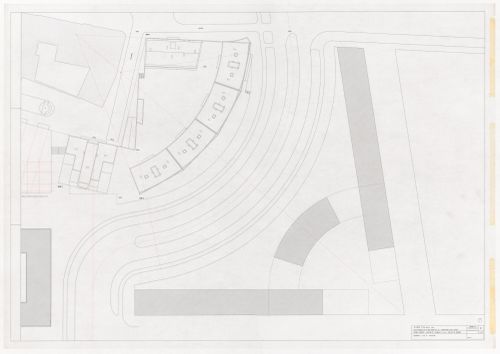 Site plan for Ceramique Terrein Blocos de habitação e escritórios, Maastrich, the Netherlands