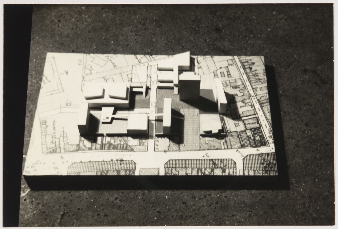 Town Centre Plan, Saint Albans, England: view of model