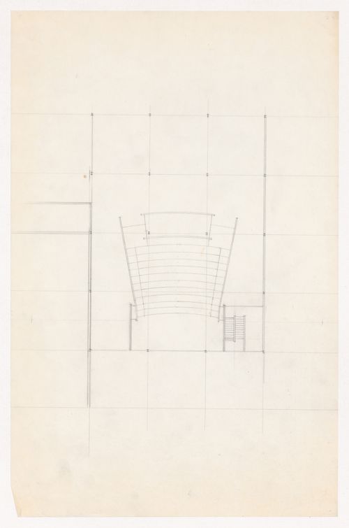 Plan for an auditorium for the Metallurgy Building, Illinois Institute of Technology, Chicago