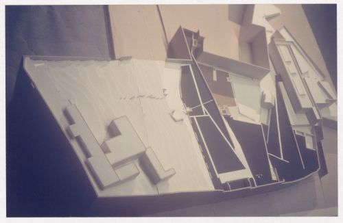 Photograph of model for Museu Granell, Santiago de Compostela, Spain