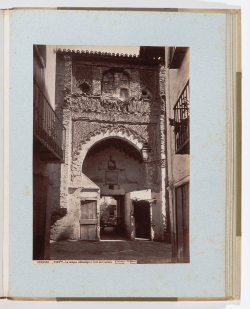 Exterior view of entrance to the Coal House, Granada, Spain
