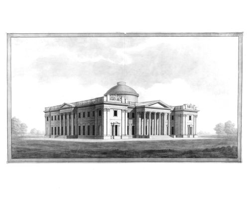 Perspective of the two garden fronts, Waterloo Palace (Series 2C)