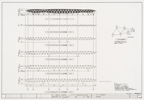 Roof sections, Galaxy Toyama, Imizu, Toyama, Japan