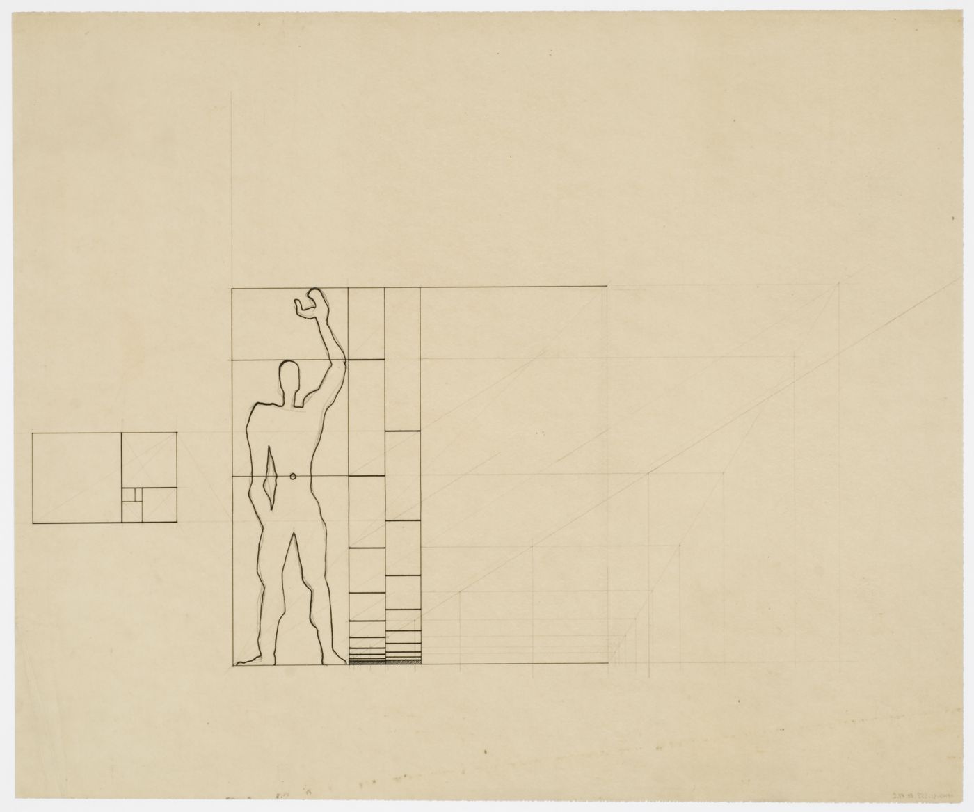 Diagram of Le Corbusier's "Modulor"