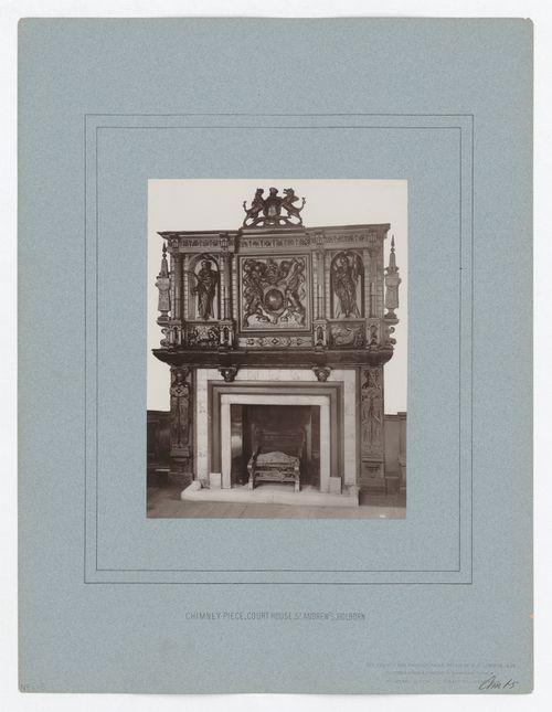Chimney piece Court House St. Andrew's Holborn