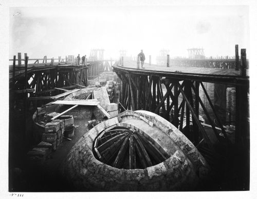 Vaulting of apse-chapels, upper church, east side looking south, Basilica of Sacré-Coeur de Montmartre, Paris, France