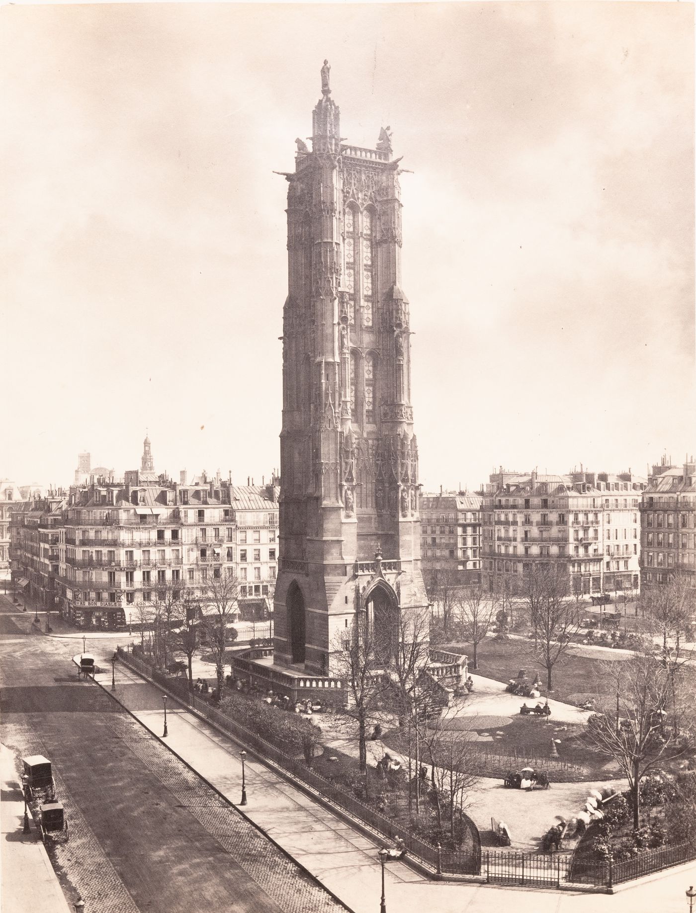 Plate from album ''Buildings, parks and streets of Paris, Versailles and environs, France''