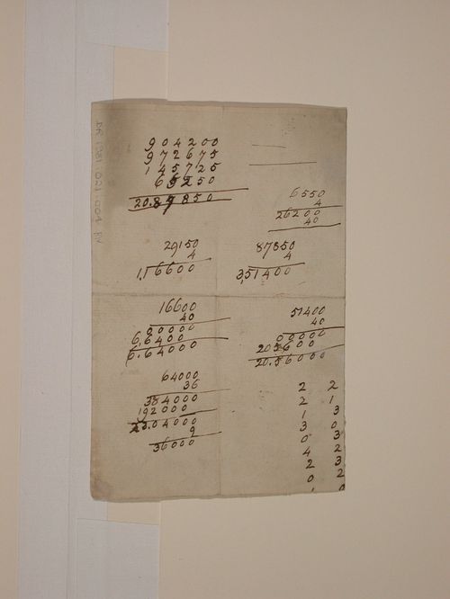 Plan, possibly for a house