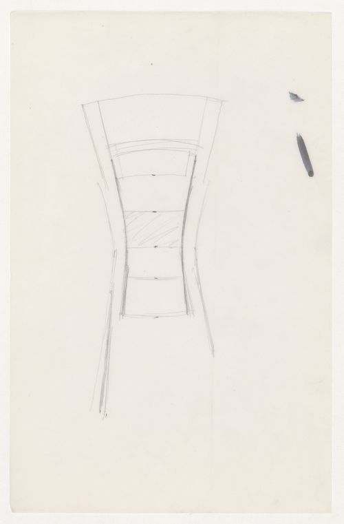 Sketch plan for an auditorium for Illinois Institute of Technology