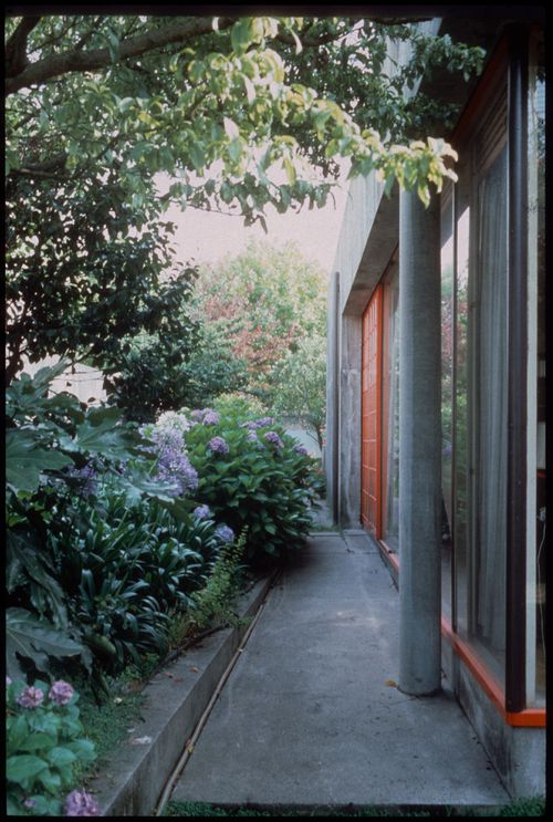 Slide of exterior view of Casa Manuel Magalhães, Porto